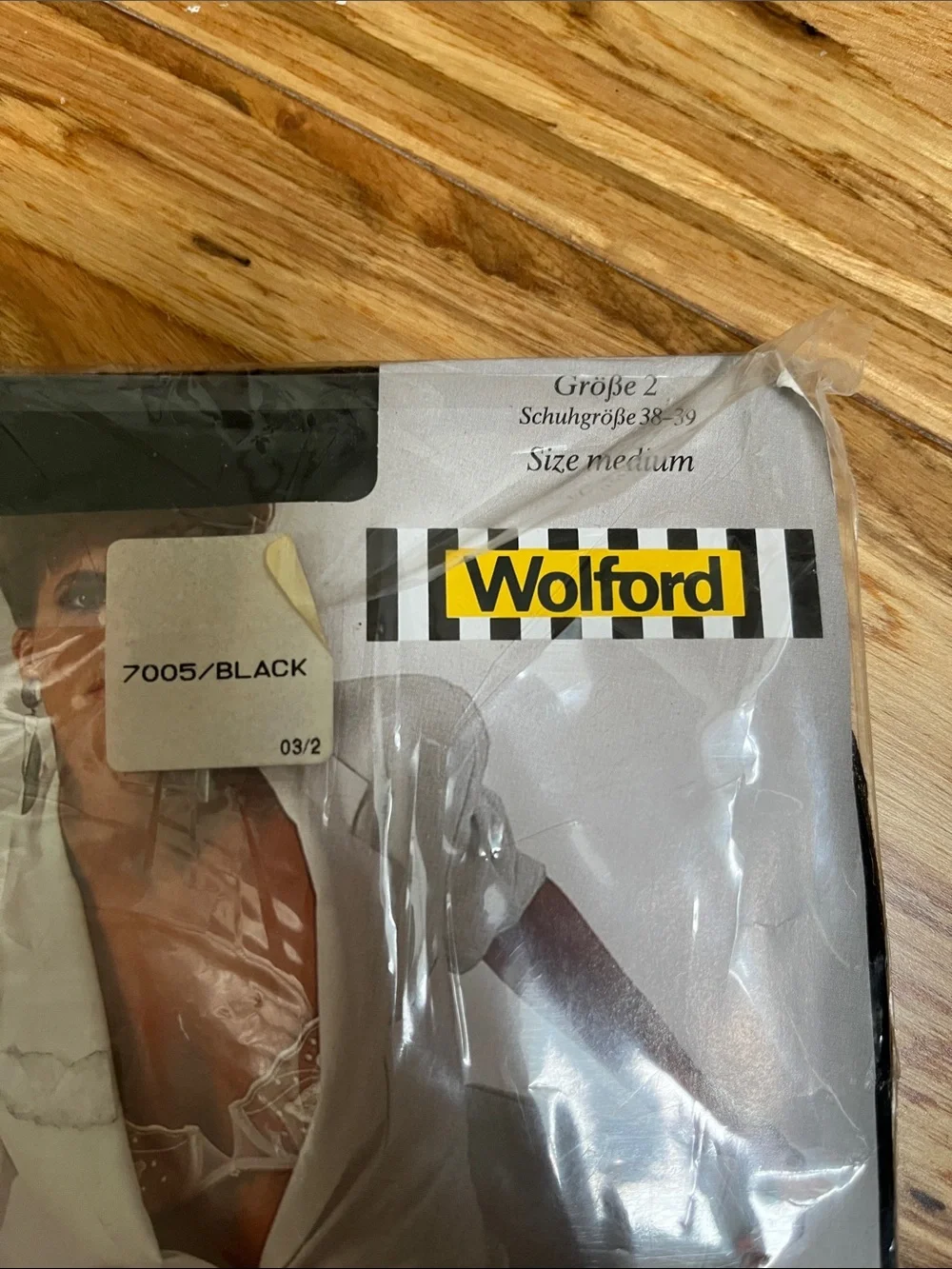Wolford Rendezvous Stockings Black Size Medium NEW